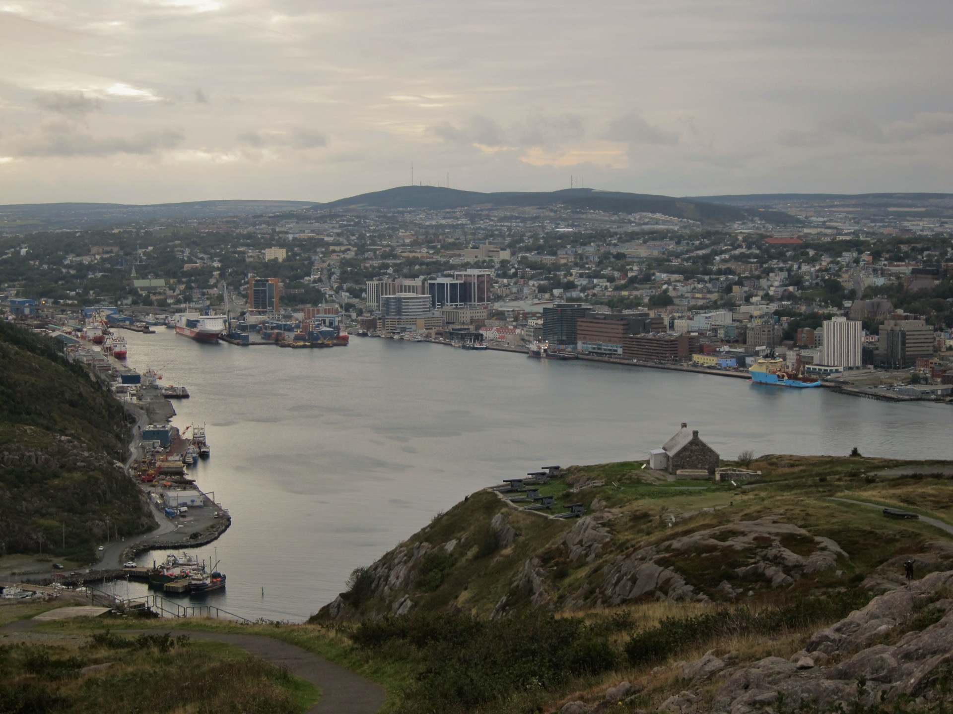 St. John's harbour waterfront and cruise port, Newfoundland and Labrador